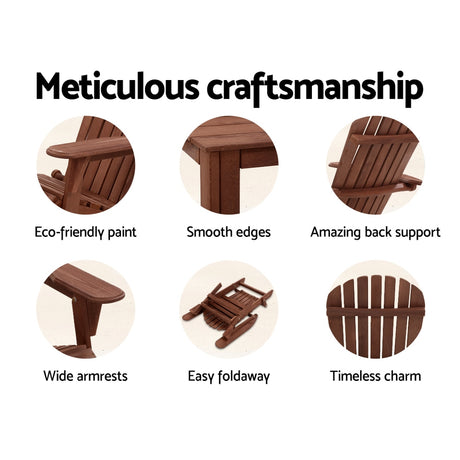 Gardeon Foldable Adirondack Outdoor Chair