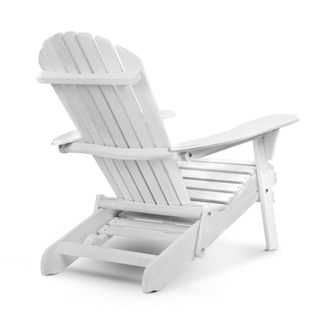 Mackay Beach Chair, White Timber