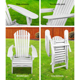 Cape Burney Adirondack Chair, White