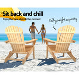 Tardun Adirondack Chair Set, 3 piece