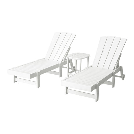 Gardeon 3-Piece Adjustable Outdoor Lounge Set