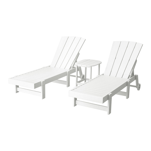 Gardeon 3-Piece Adjustable Outdoor Lounge Set