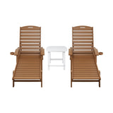 Moffat Beach 3 Piece Outdoor Lounge Set, Brown