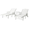 Gardeon 3-Piece Adjustable Sun Lounge Set