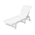 Long Beach Sun Lounger, White