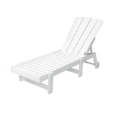 Long Beach Sun Lounger, White