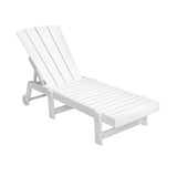 Long Beach Sun Lounger, White
