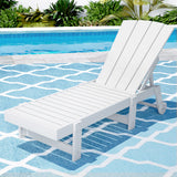Long Beach Sun Lounger, White