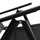 Buntine Sun Lounge, Black