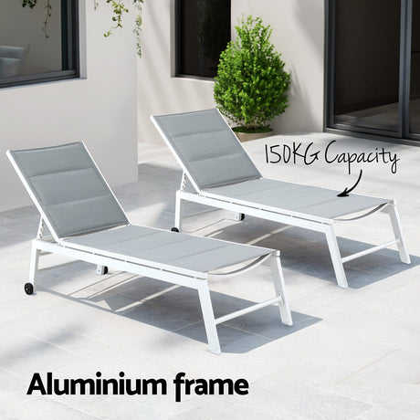 Ashmore Sun Lounge, White