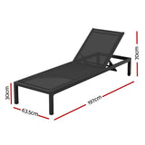 Latham Sun Lounge, Black