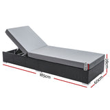Ambania Sun Lounge, Black