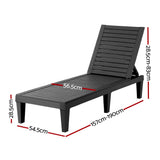 Canna Sun Lounge, Black