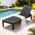 Bawley Point Sun Lounger, Black