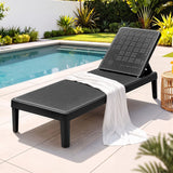 Bawley Point Sun Lounger, Black