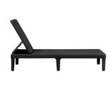 Bawley Point Sun Lounger, Black
