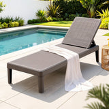 Bawley Point Sun Lounger, Brown