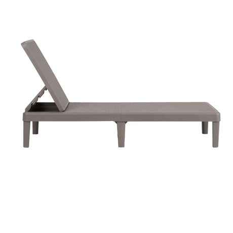 Bawley Point Sun Lounger, Brown