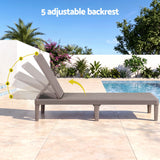 Bawley Point Sun Lounger, Brown