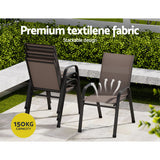 Durras Stackable Dining Chair, Brown 6pcs