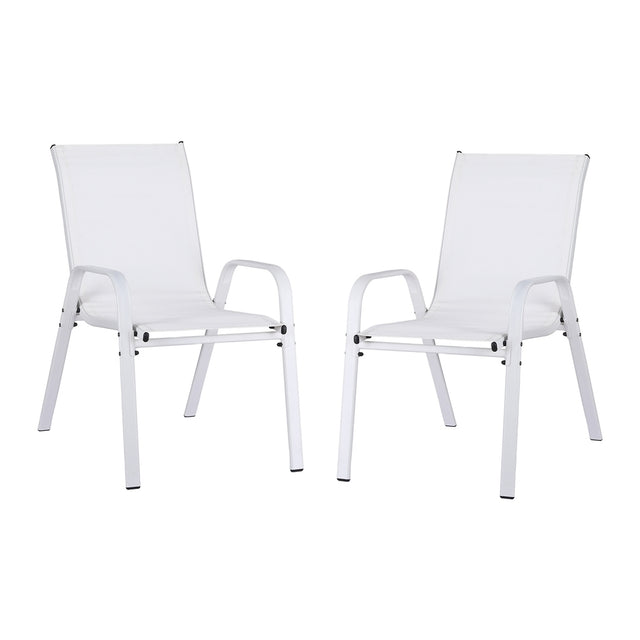 Gardeon Stackable Outdoor Dining Chair Set