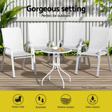 Gardeon Stackable Outdoor Dining Chairs Set