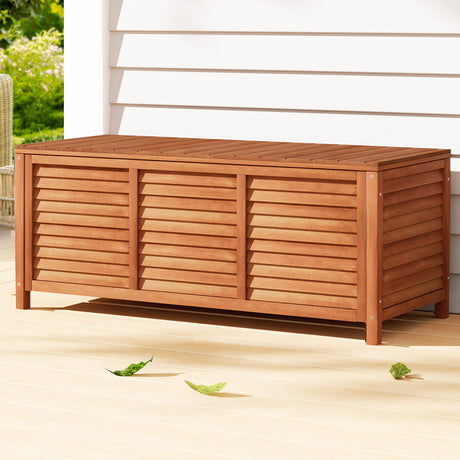 Weetulta 210L Storage Bench Box, Natural