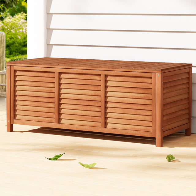 Weetulta 210L Storage Bench Box, Natural