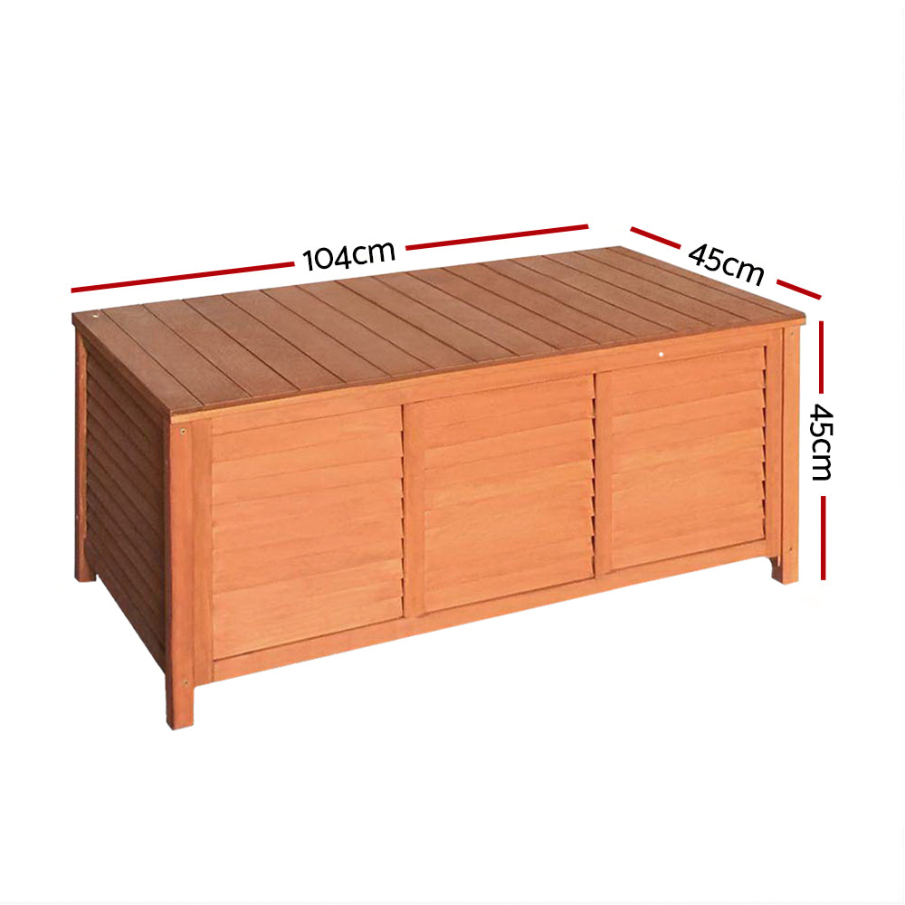 Weetulta 210L Storage Bench Box, Natural