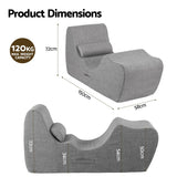 Kurrajong Chaise Lounge, Grey