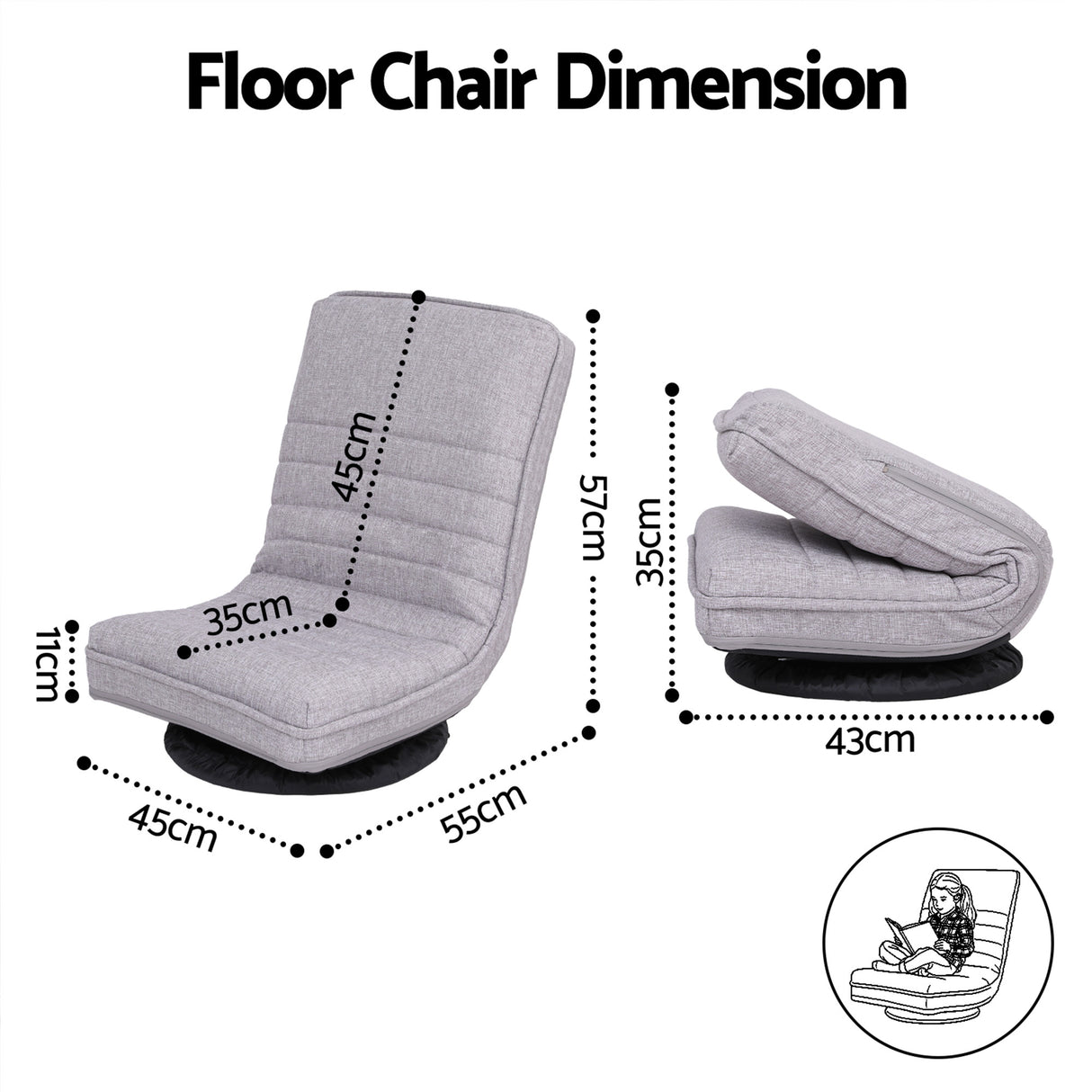Blackheath Floor Chair 2pcs