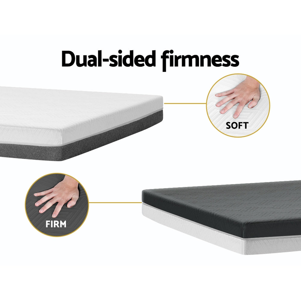Giselle Bedding 15cm Cool Gel Memory Foam Mattress — Dual-Sided Firmness — Allure Home Collections