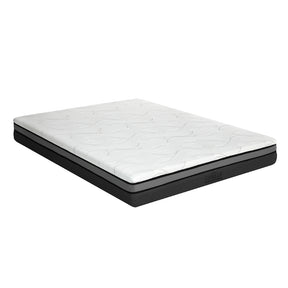 Medium firm gel memory foam mattress, 25cm queen