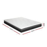 Medium firm gel memory foam mattress, 25cm queen