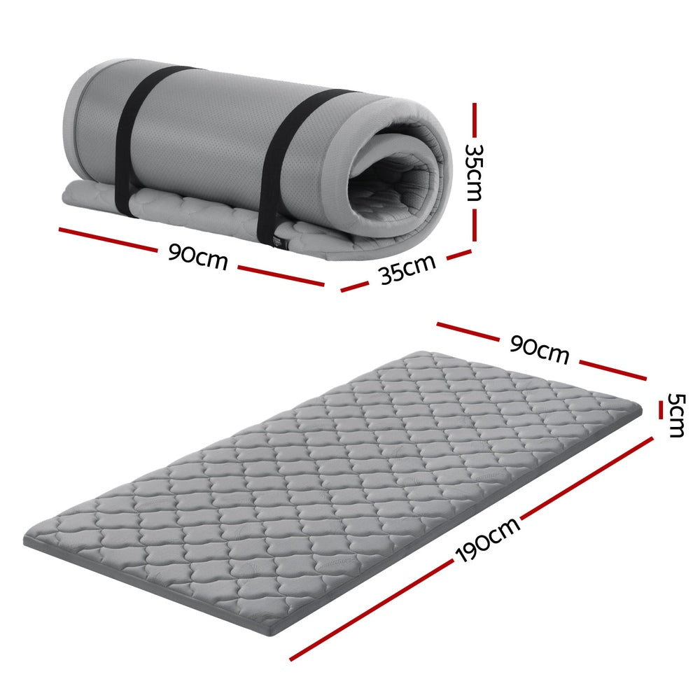 Athabasca Foldable Camping Mattress, Single
