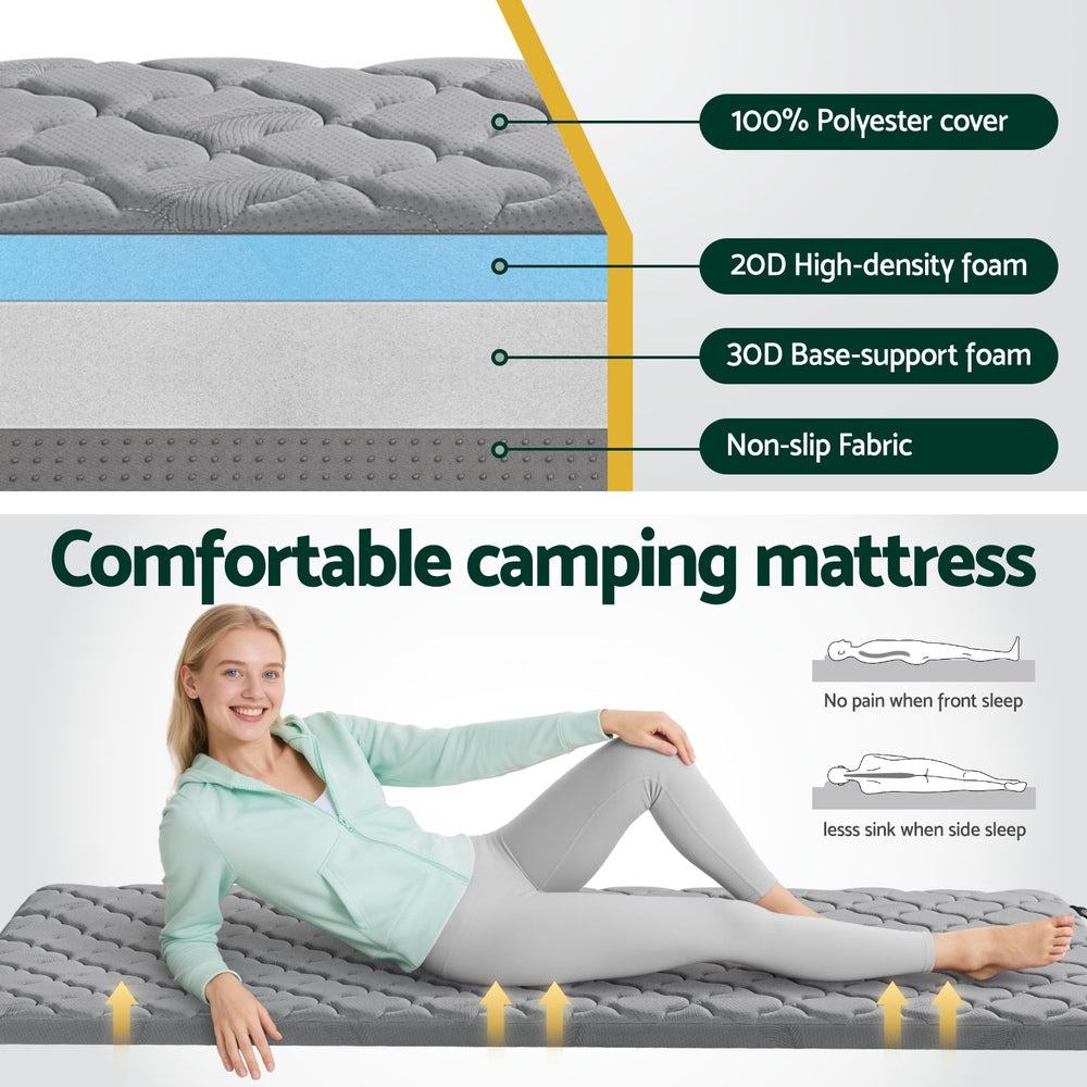Athabasca Foldable Camping Mattress, Single