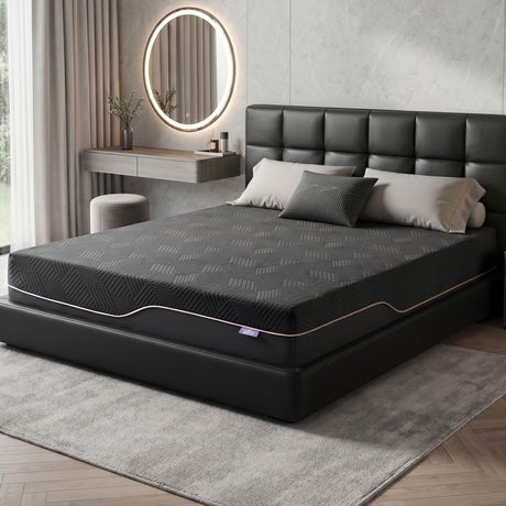 Medium firm gel memory foam mattress, 30cm queen