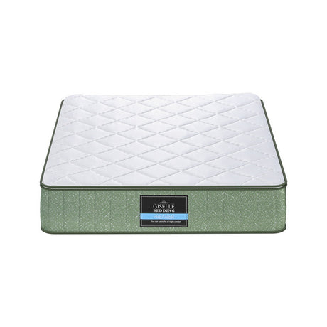 Giselle 25cm Euro Top Dual-Layer Cool Gel Memory Foam Mattress — 7-Zone Charcoal CNC — Allure Home Collections