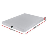 Giselle Bedding 15cm Cool Gel 7-Zone Memory Foam Mattress — Charcoal Foam, Bamboo Cover — Allure Home Collections
