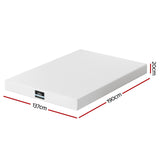 Giselle PURE Series 20cm Green Tea and Gel Memory Foam Mattress — 7-Zone, Non-Spring — Allure Home Collections