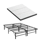 Folding Guest Bed with Mattress, Double