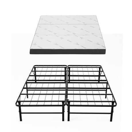 Folding Guest Bed with Mattress, Double