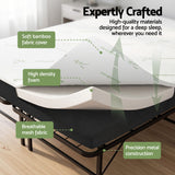 Folding Guest Bed with Mattress, Double