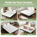 Folding Guest Bed with Mattress, Double