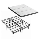 Portable Folding Guest Bed with Foam Mattress, Queen