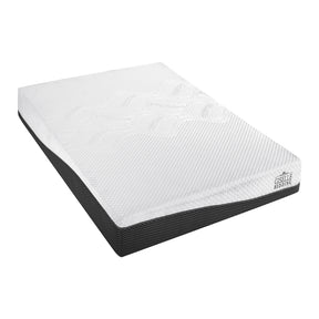 Bolzano single cool gel memory foam mattress on a bed frame