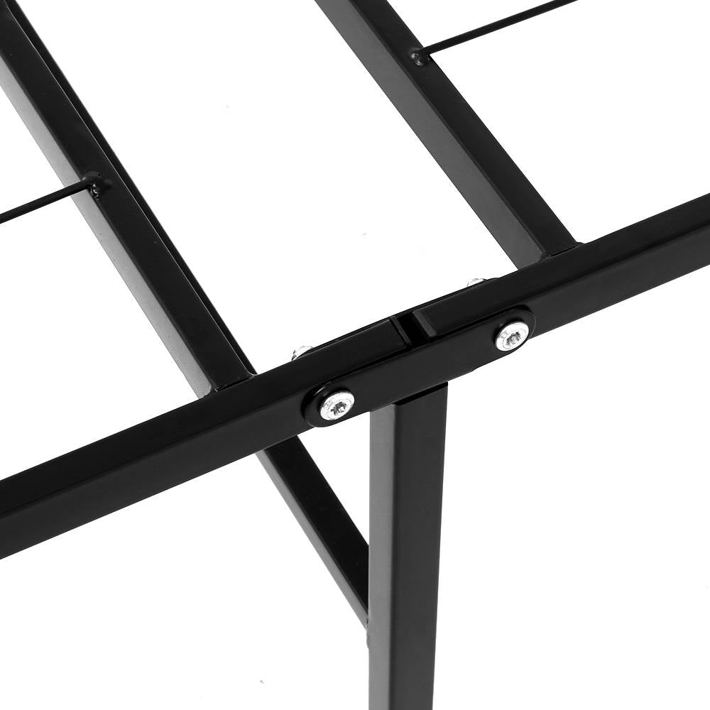 Artiss folding double bed frame showing 188 x 137 x 36cm proportions — Allure Home Collections