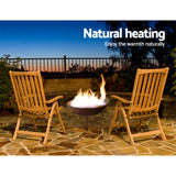 Katherine Rustic Fire Pit, 70cm Steel