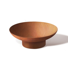 Willunga rustic cast iron fire pit bowl 70cm with patinated finish for patio
