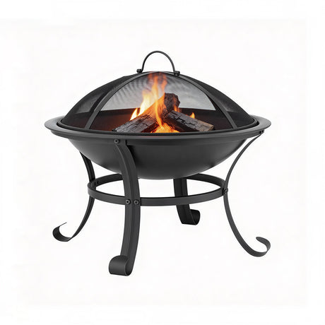 Emu Bay 2 in 1 Fire Pit, 56cm Steel